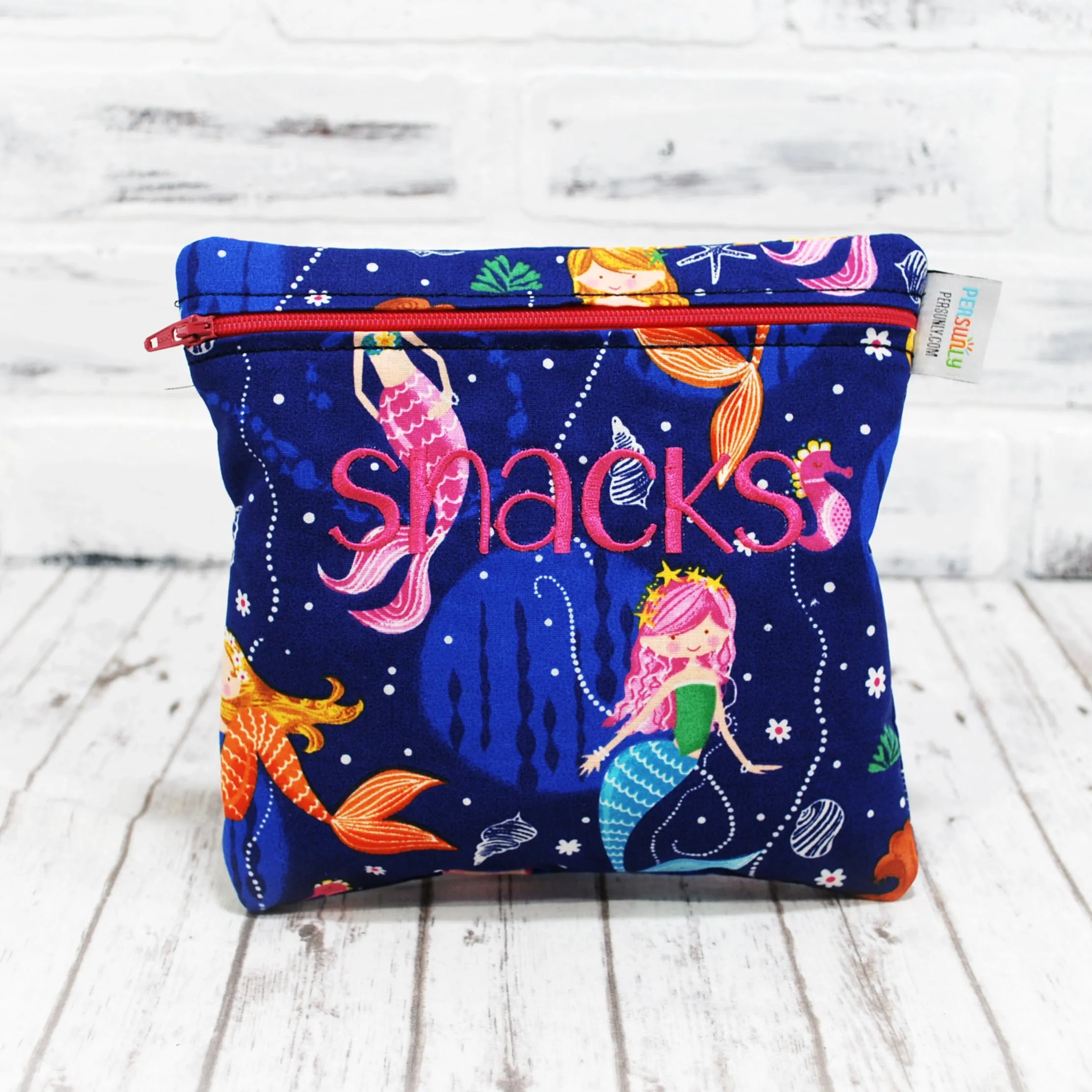 Elegant Mermaid Personalized Reusable Food Bag