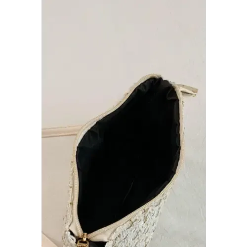 Elegant Tweed Shoulder Bags