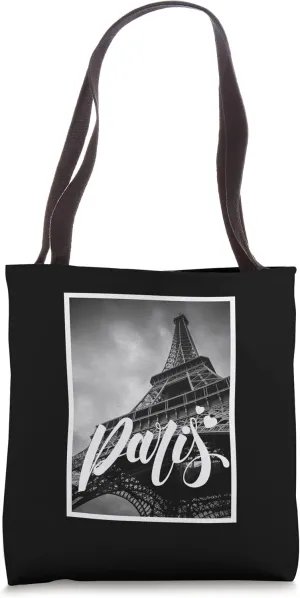 Enjoy Wear Cool Real Paris Eiffel Tower Graphic Designs Tote Bag