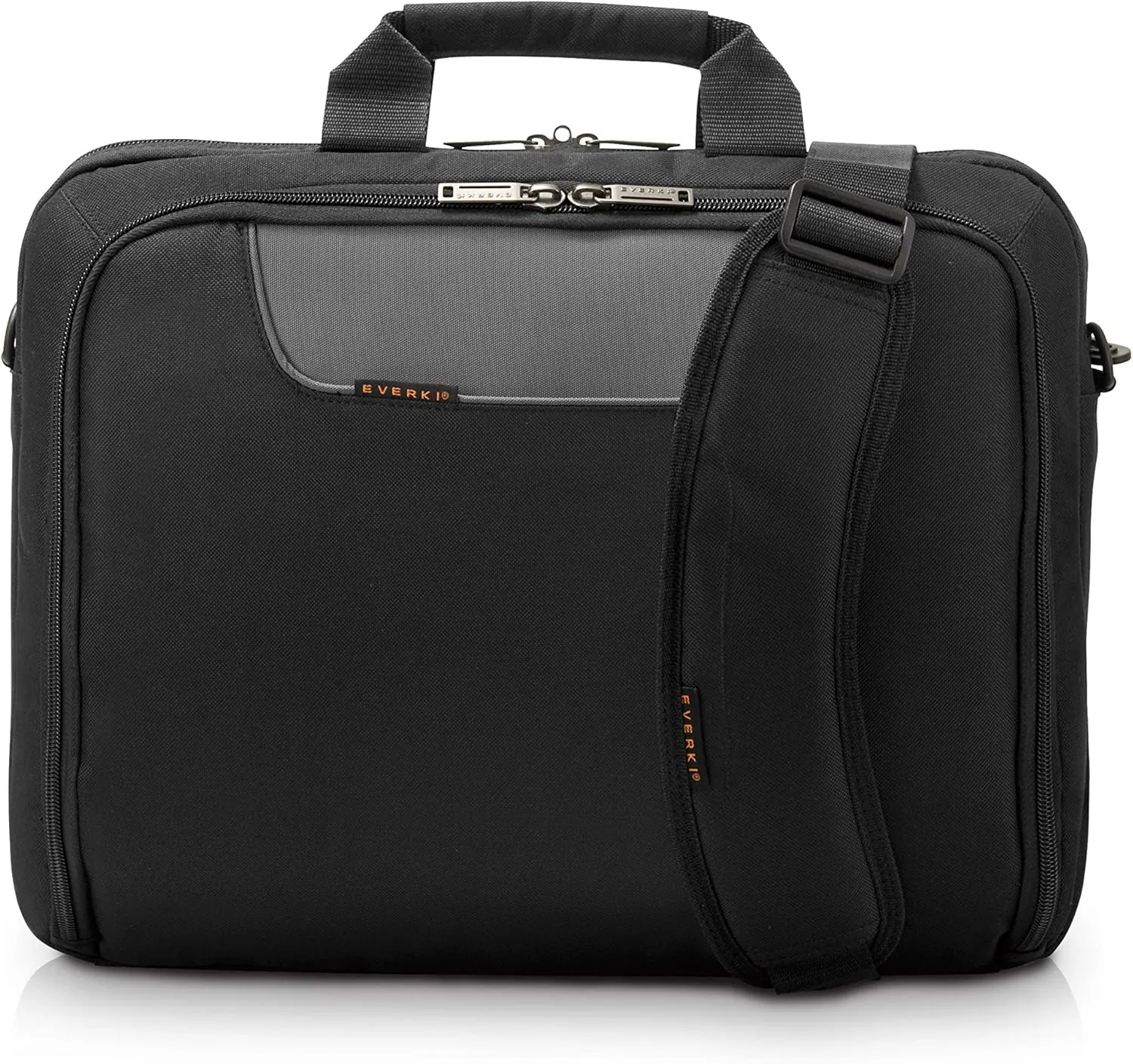 Everki Advance Laptop Briefcase Bag 16/14.1 Inch - Business Briefcase for Men & Women, Computer Bag for Laptops - Black