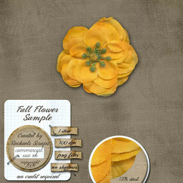 Fall Flowers Sample