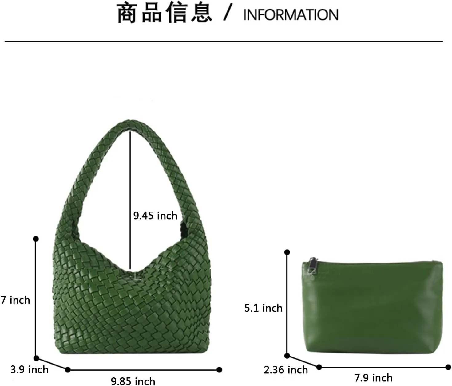 Fashion Designer Handbags and Purses Women Shoulder Bag Summer Beach Casual Retro Hand Woven Totes Underarm Bag