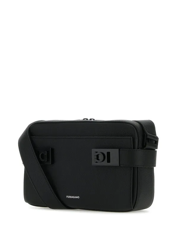 Ferragamo Black Cross Bags