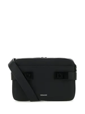 Ferragamo Black Cross Bags