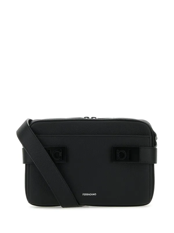 Ferragamo Black Cross Bags