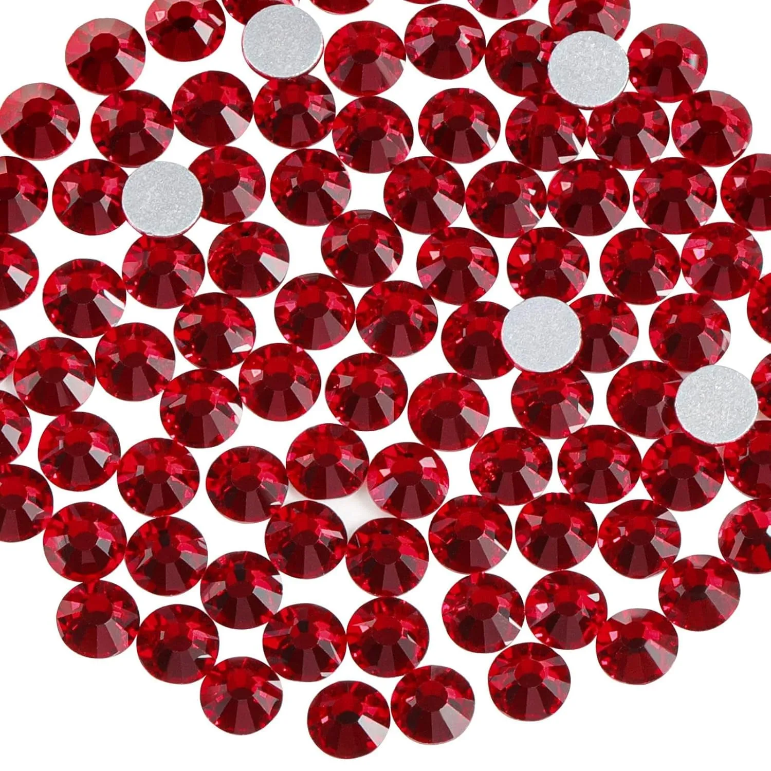 Flat Back Crystal Rhinestones round Gems for Nail Art and Craft Glue Fix, Crystalab (4.6-4.8Mm) Ss20/1440Pcs