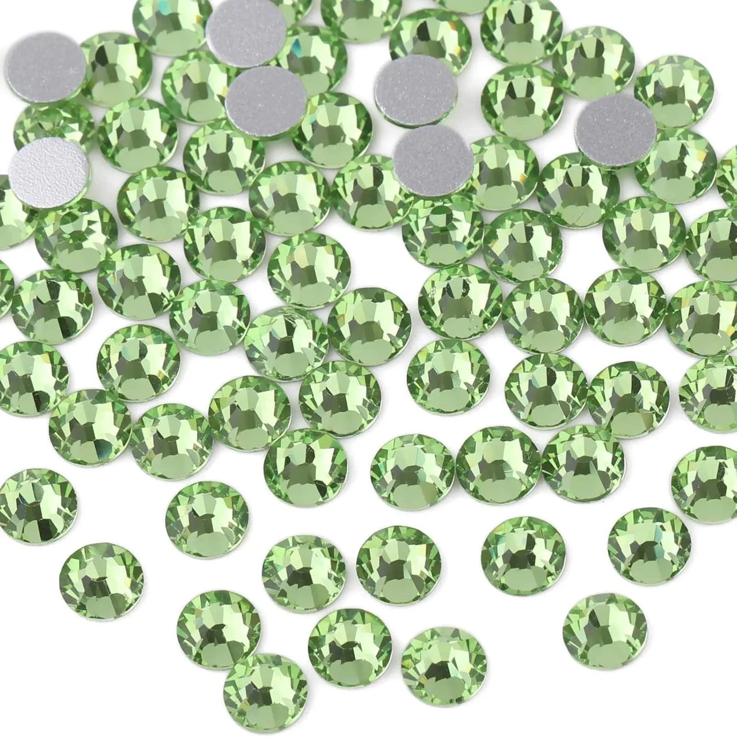 Flat Back Crystal Rhinestones round Gems for Nail Art and Craft Glue Fix, Crystalab (4.6-4.8Mm) Ss20/1440Pcs