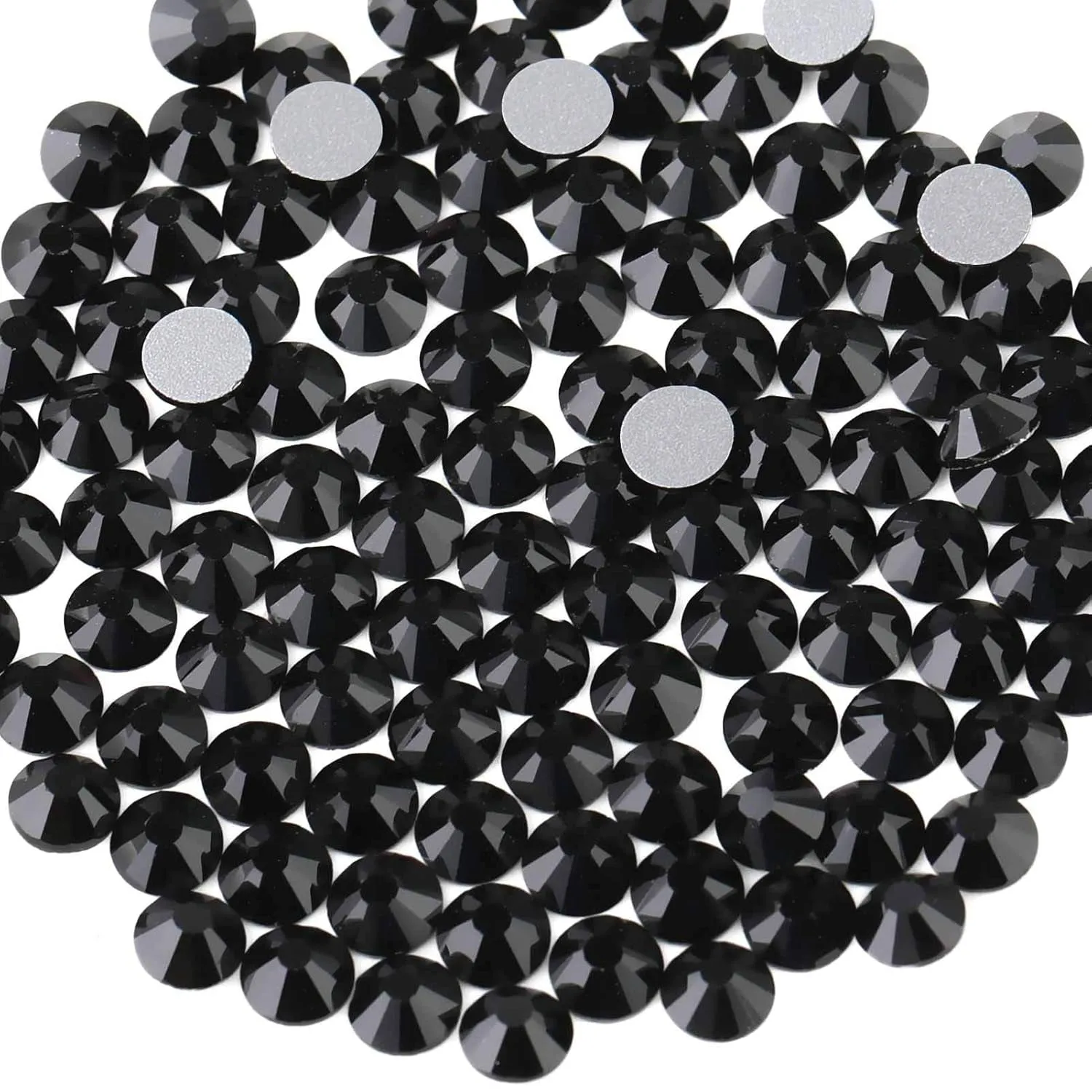 Flat Back Crystal Rhinestones round Gems for Nail Art and Craft Glue Fix, Crystalab (4.6-4.8Mm) Ss20/1440Pcs