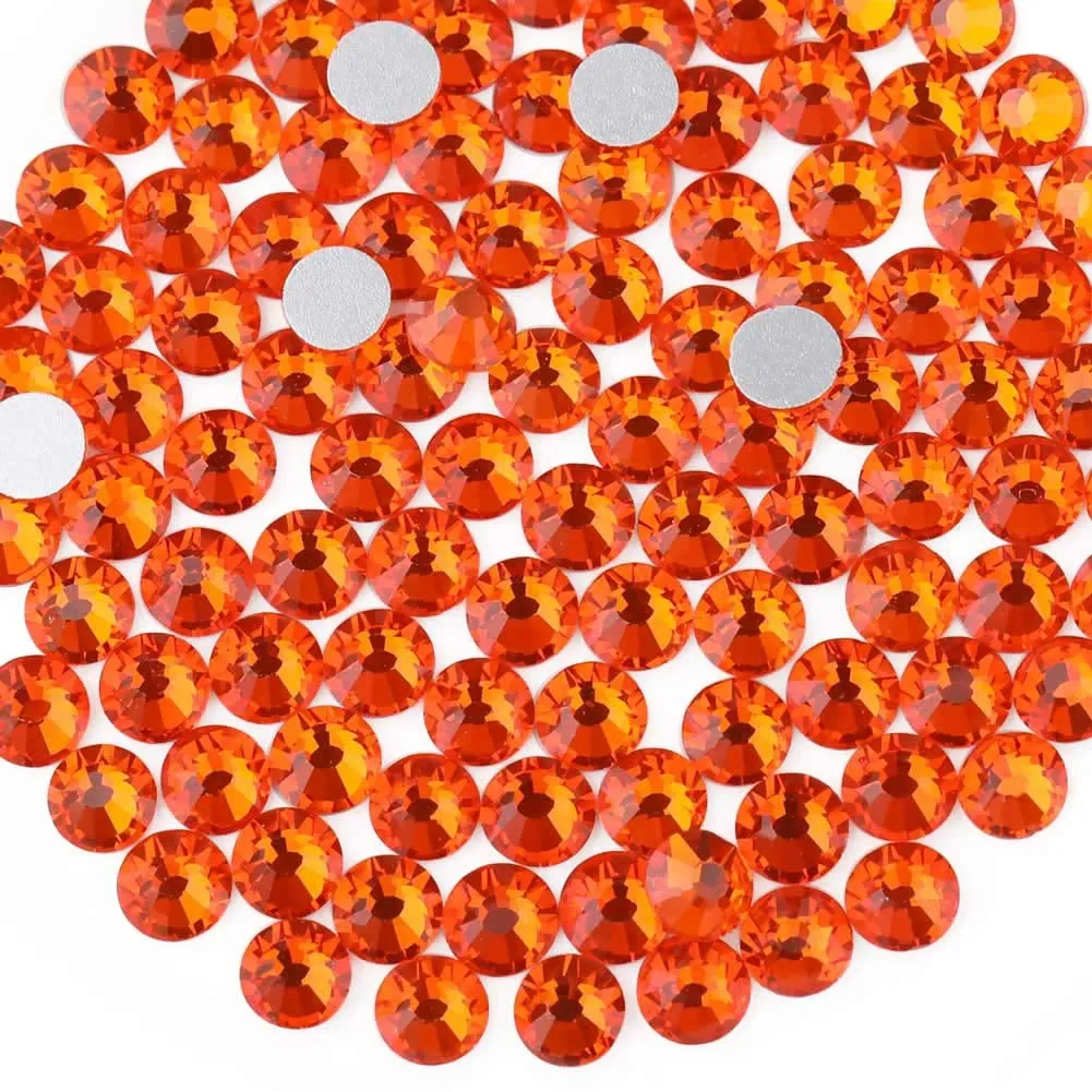 Flat Back Crystal Rhinestones round Gems for Nail Art and Craft Glue Fix, Crystalab (4.6-4.8Mm) Ss20/1440Pcs