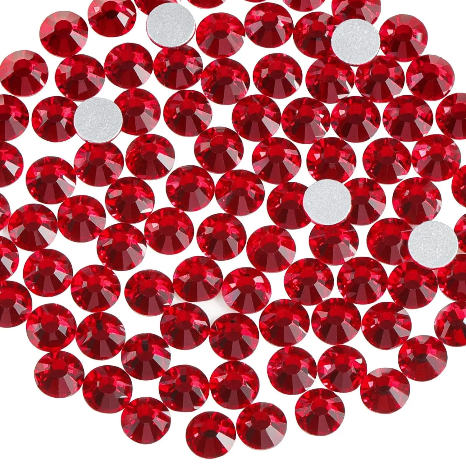 Flat Back Crystal Rhinestones round Gems for Nail Art and Craft Glue Fix, Crystalab (4.6-4.8Mm) Ss20/1440Pcs