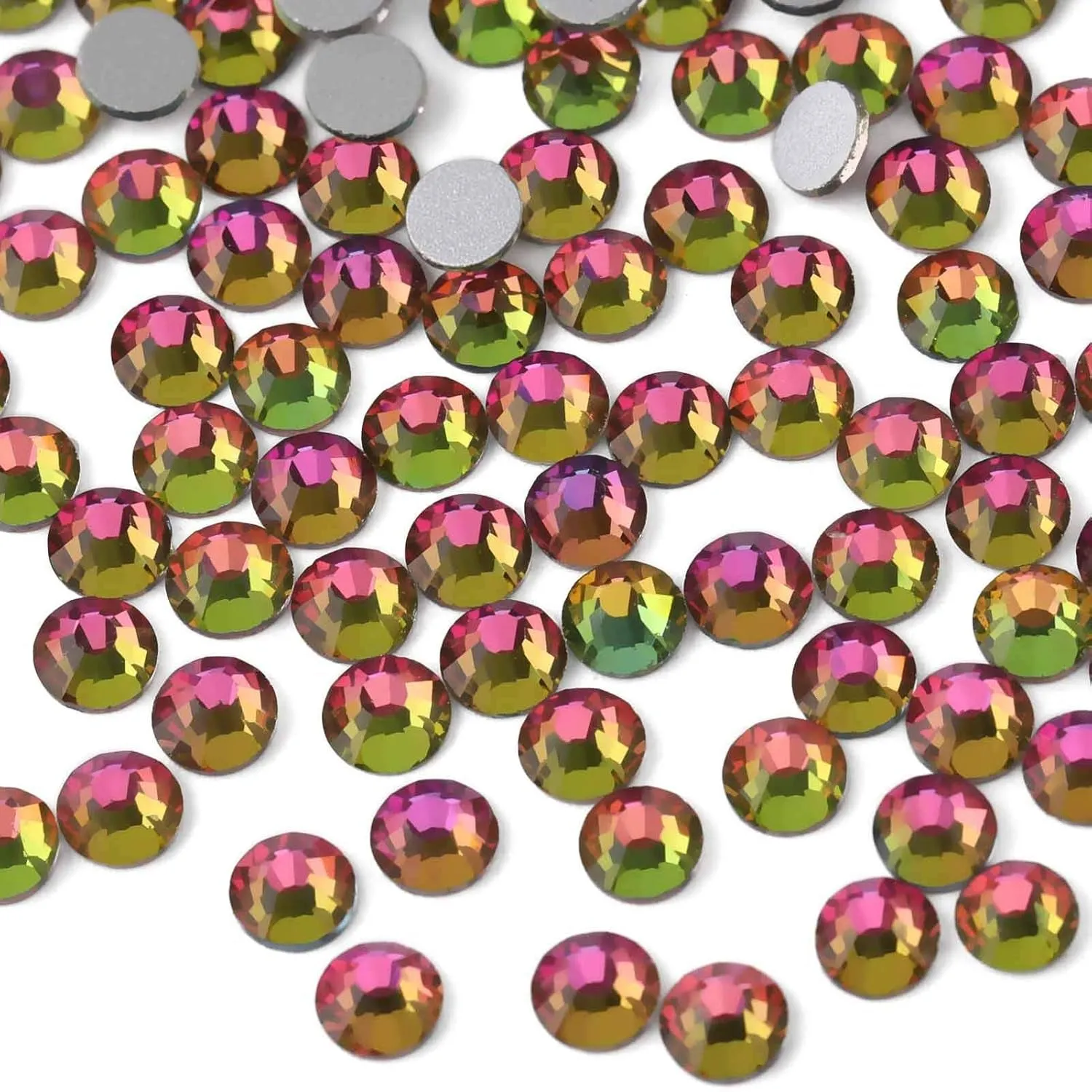 Flat Back Crystal Rhinestones round Gems for Nail Art and Craft Glue Fix, Crystalab (4.6-4.8Mm) Ss20/1440Pcs