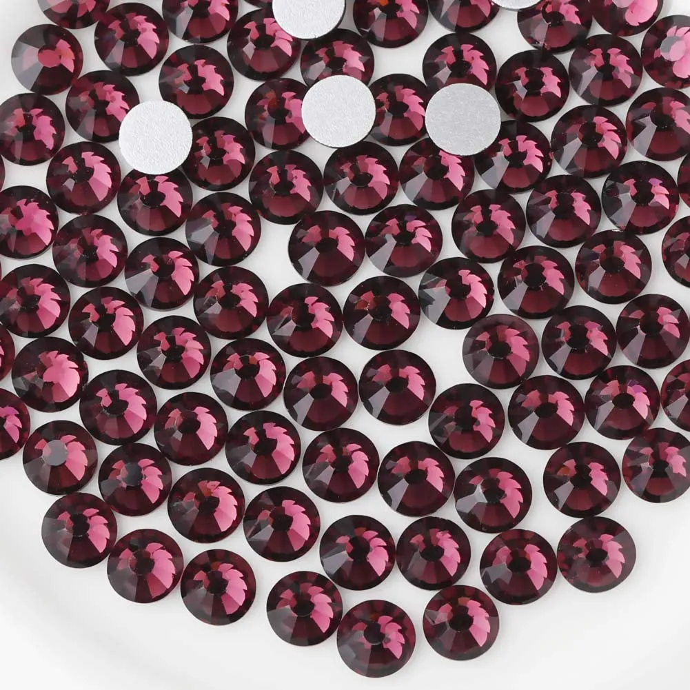 Flat Back Crystal Rhinestones round Gems for Nail Art and Craft Glue Fix, Crystalab (4.6-4.8Mm) Ss20/1440Pcs