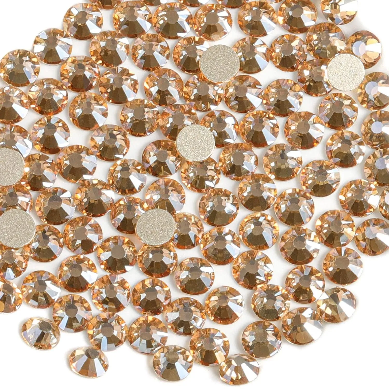Flat Back Crystal Rhinestones round Gems for Nail Art and Craft Glue Fix, Crystalab (4.6-4.8Mm) Ss20/1440Pcs
