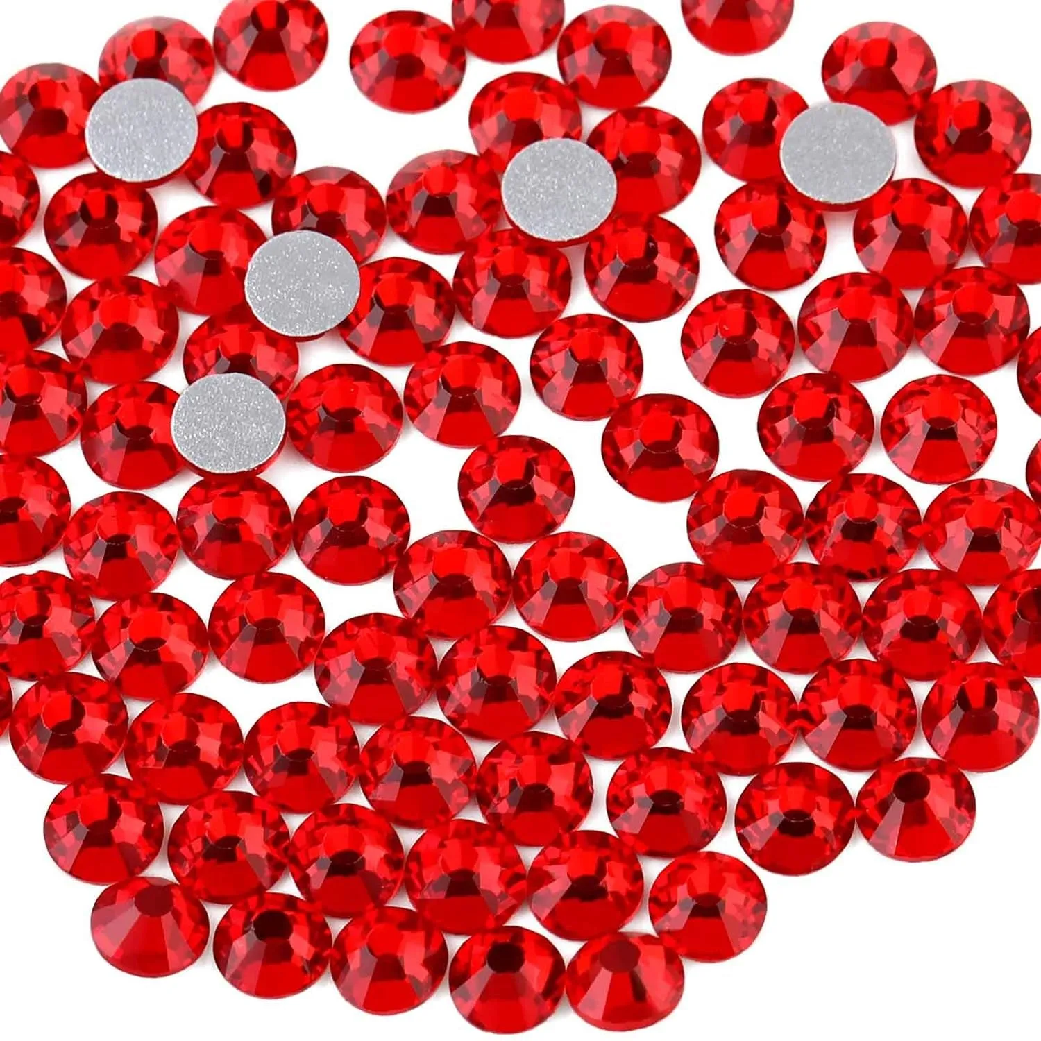 Flat Back Crystal Rhinestones round Gems for Nail Art and Craft Glue Fix, Crystalab (4.6-4.8Mm) Ss20/1440Pcs