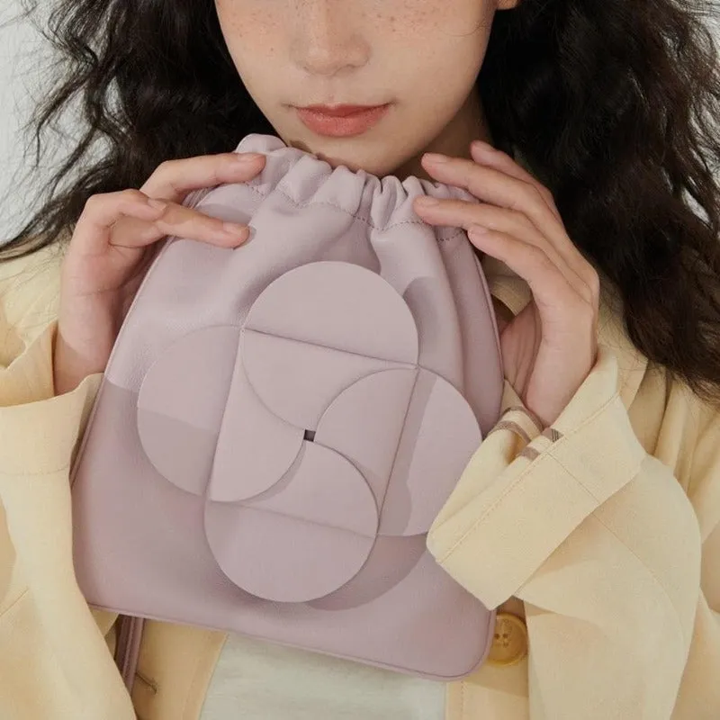 Flower Mini Crossbody Bag- Purple