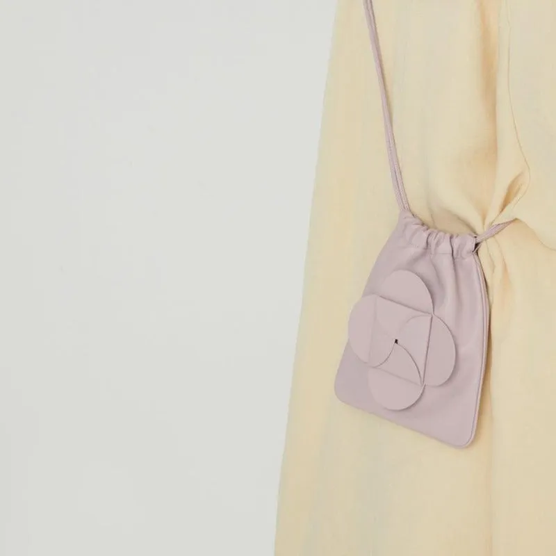 Flower Mini Crossbody Bag- Purple