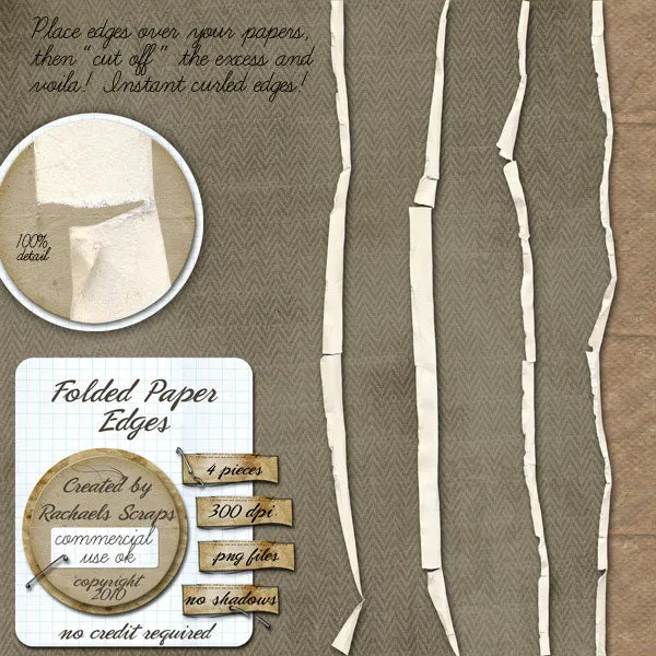 Folded Paper Edges