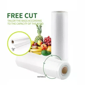 Food Vacuum Sealed Bags 2/10 Rolls PE&PA Clear