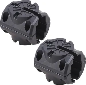 for Mighty Mount Duo Rail Adapter, Compatible with Hobie H-Rail Kayak Fishing Accessories (Black)