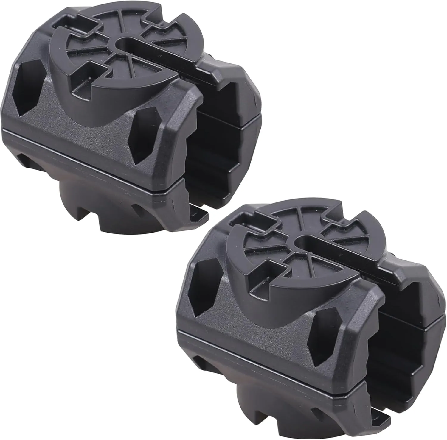 for Mighty Mount Duo Rail Adapter, Compatible with Hobie H-Rail Kayak Fishing Accessories (Black)