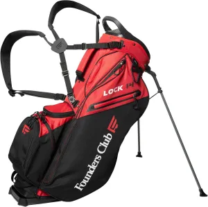 Founders Club Golf Lock 14 Stand Bag for Men with Anti Rattle Top-Free Snap on Rain Hood