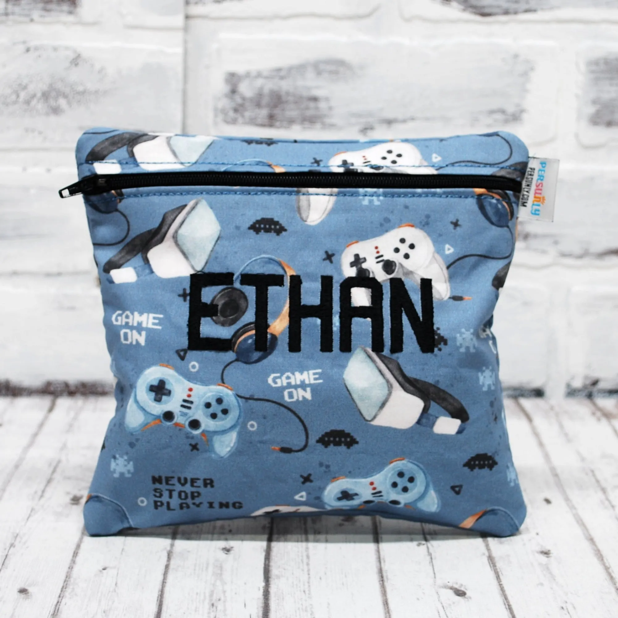 Game On Personalized Reusable Food Bag
