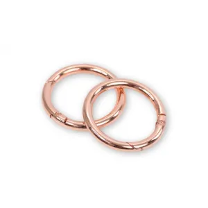 Gate Rings 1.5": Rose Gold