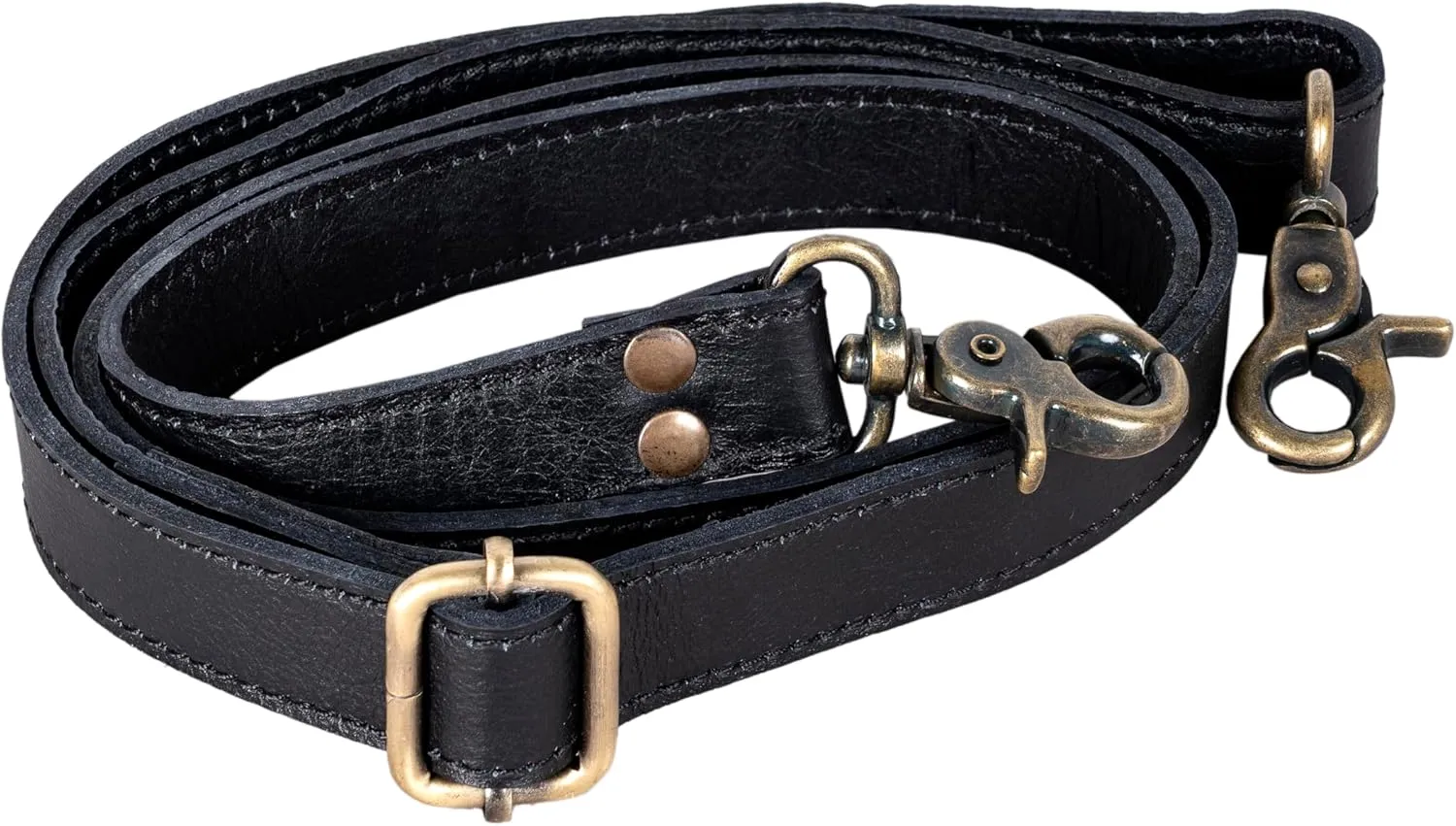 Genuine Leather Purse Strap Replacement Adjustable 1" Wide ~ Womens Crossbody Handbag Laptop Bag Strap 28"-57"