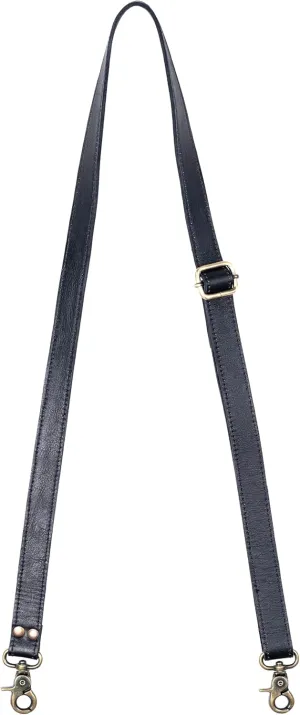 Genuine Leather Purse Strap Replacement Adjustable 1" Wide ~ Womens Crossbody Handbag Laptop Bag Strap 28"-57"