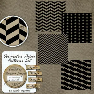 Geometric Paper Templates