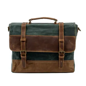 Gewachste Canvas Messenger-Tasche | WINNIPEG