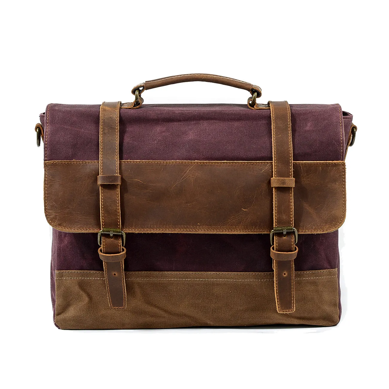 Gewachste Canvas Messenger-Tasche | WINNIPEG