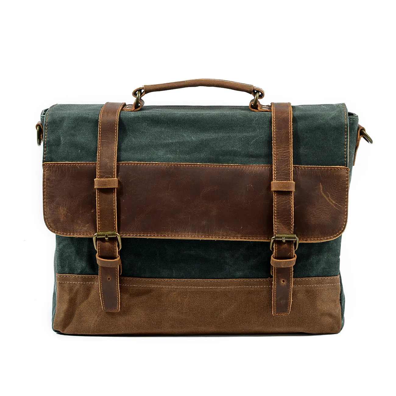 Gewachste Canvas Messenger-Tasche | WINNIPEG