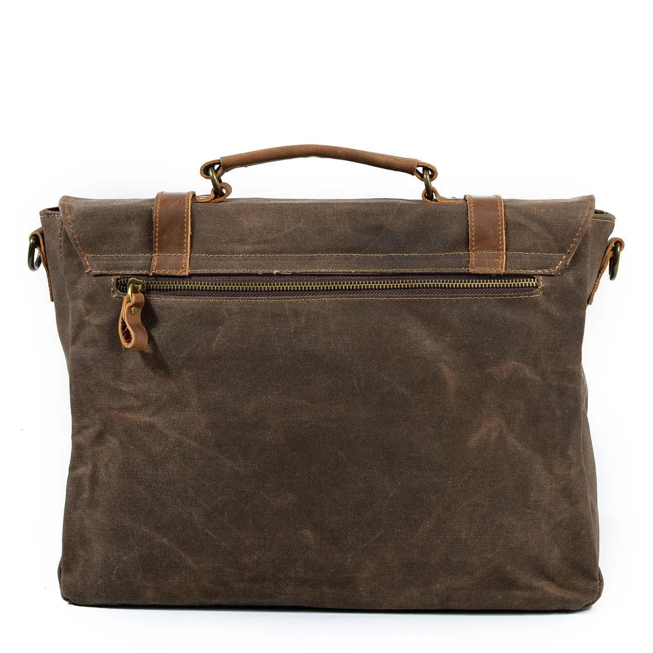 Gewachste Canvas Messenger-Tasche | WINNIPEG