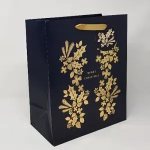 Gift Wrap - Gift Bag / Large - Merry Christmas Luxury