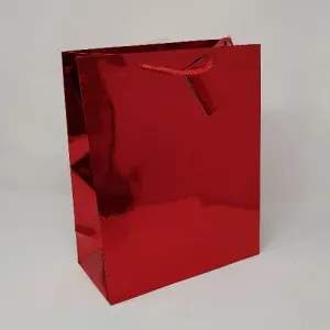 Gift Wrap - Gift Bag / Large - Shiny Red