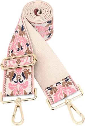 GINJKGO Purse Straps Replacement Crossbody - Adjustable Bag Strap for Purses, Wide Shoulder Strap for Women Guitar Purses