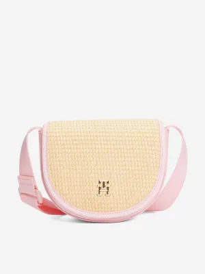 Girls Summer Prep Flap Bag in Beige (16cm)
