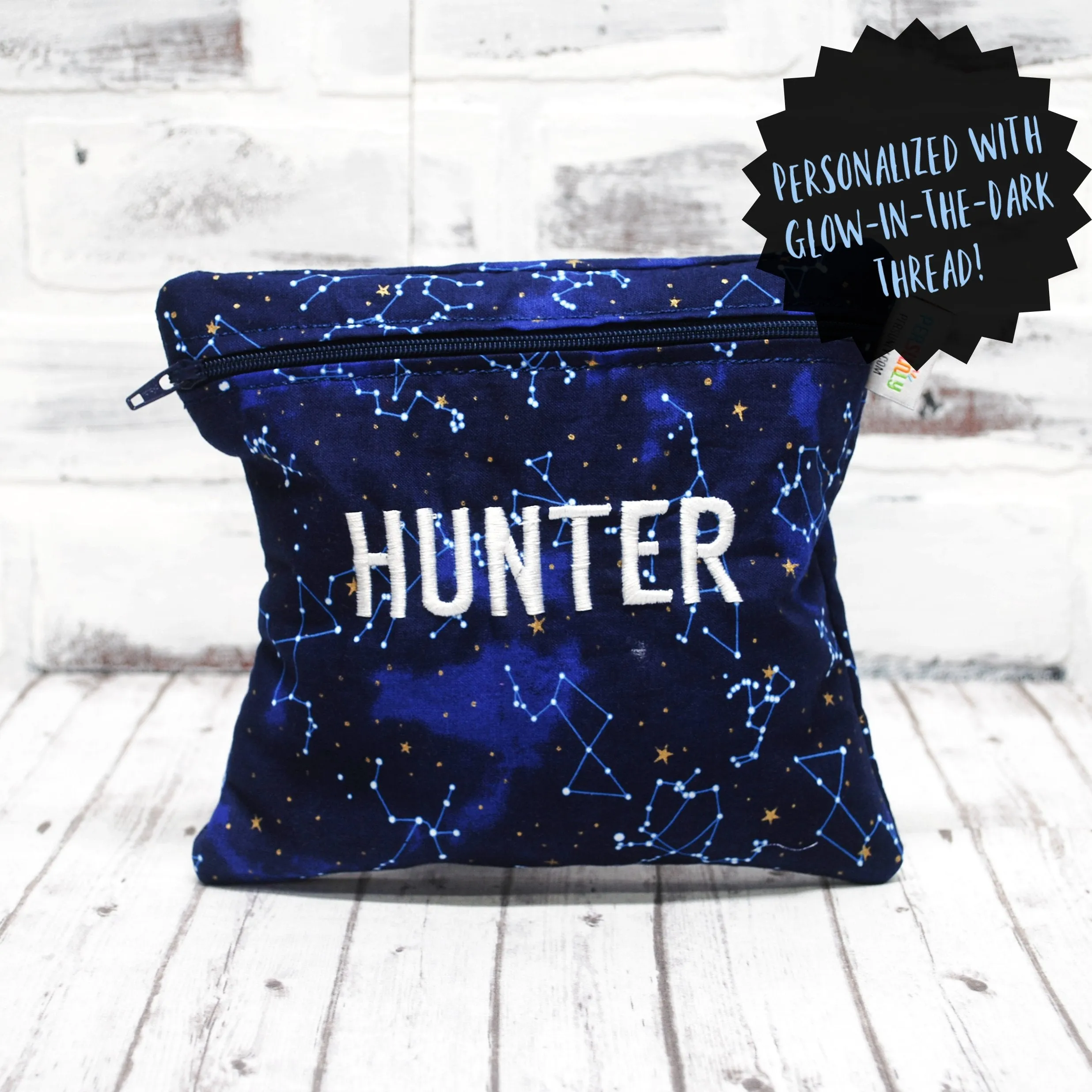 Glow Constellations Personalized Reusable Food Bag