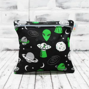 Glow Space Aliens Personalized Reusable Food Bag