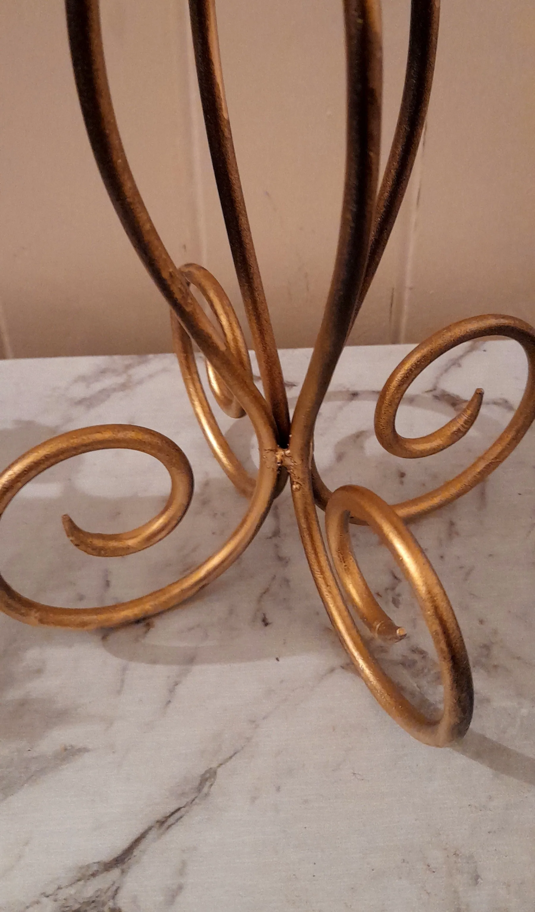 Golden Gem candle holder Large