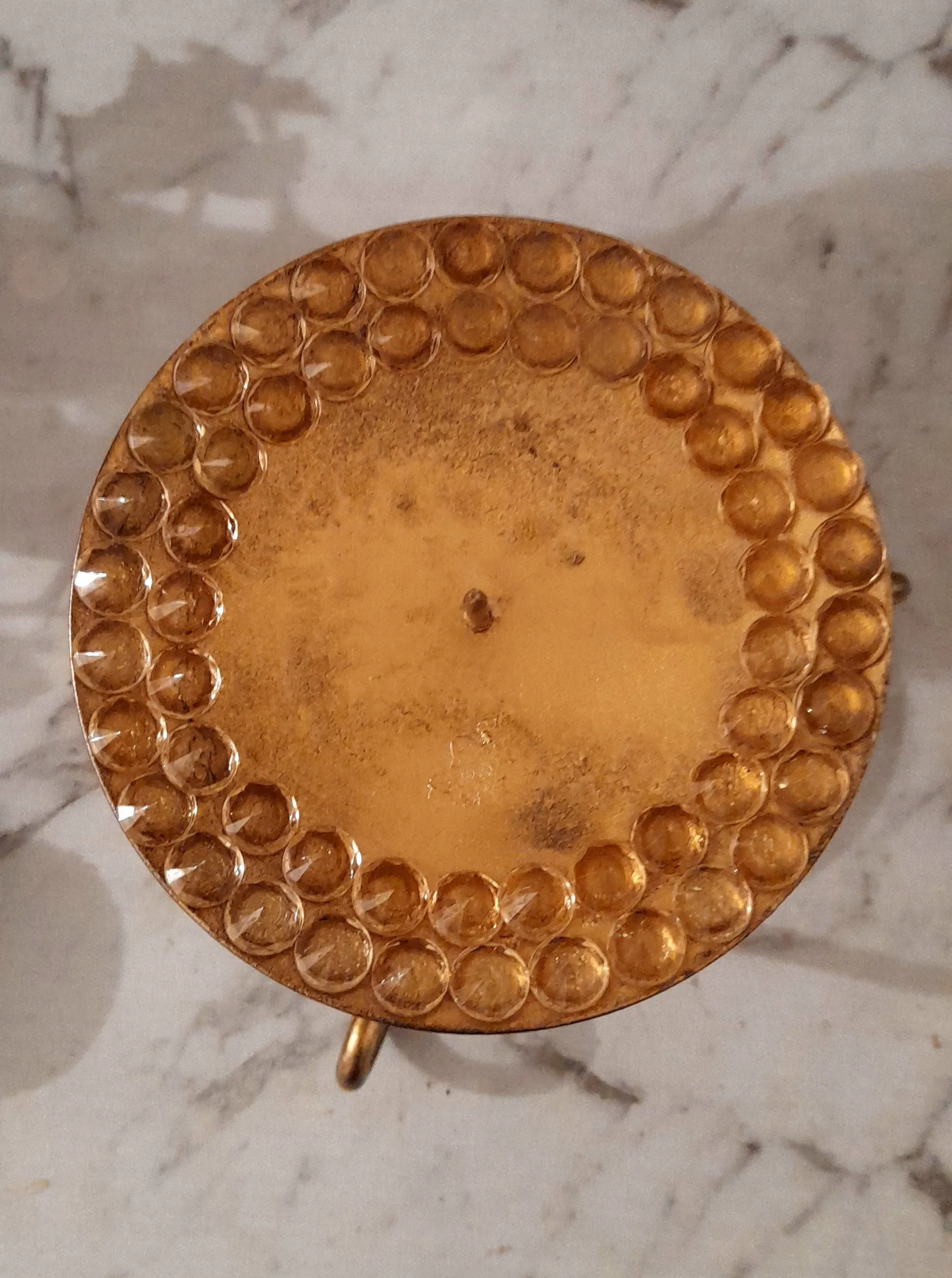 Golden Gem candle holder Large