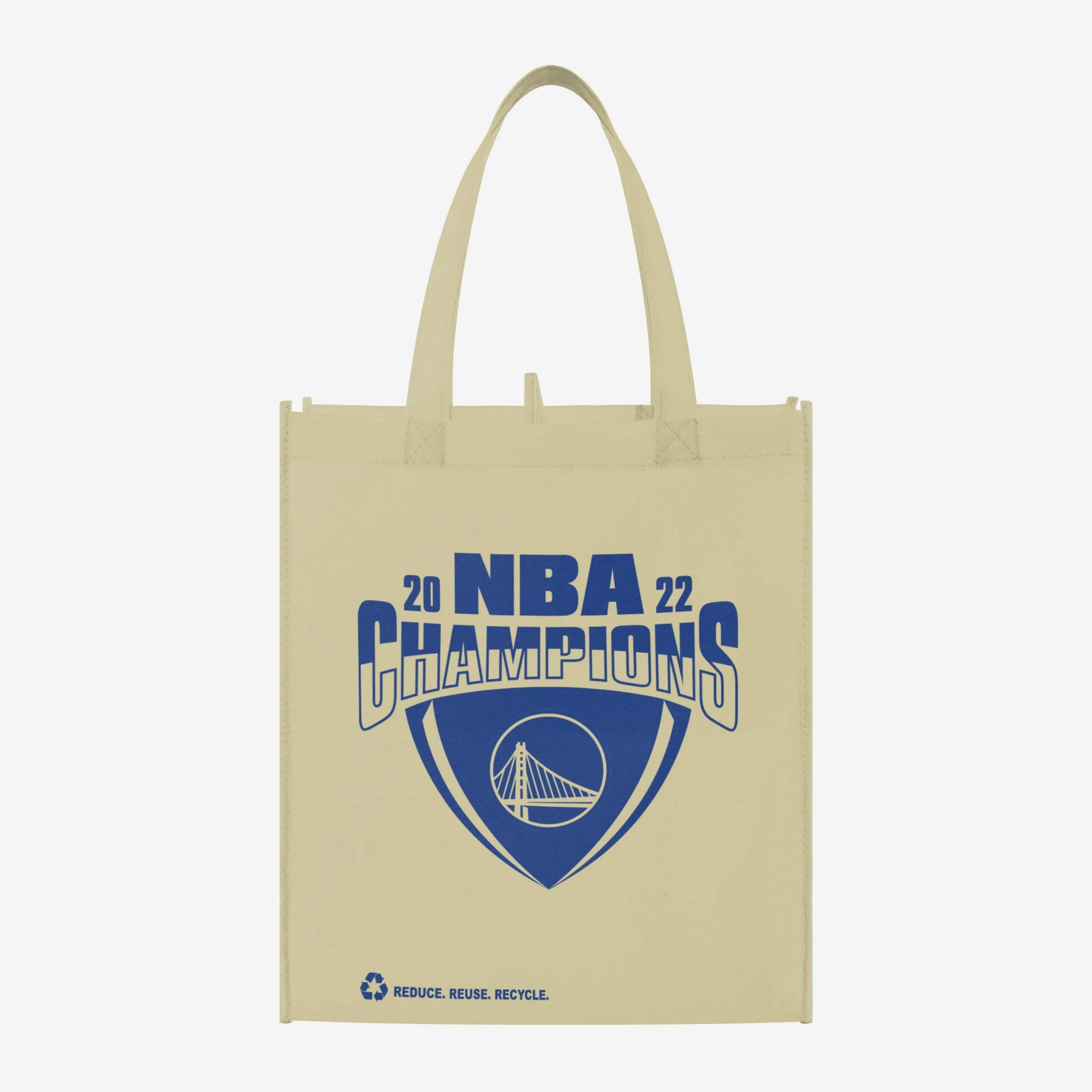 Golden State Warriors 2022 NBA Champions Printed Reusable Grocery Tote Bag