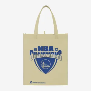 Golden State Warriors 2022 NBA Champions Printed Reusable Grocery Tote Bag