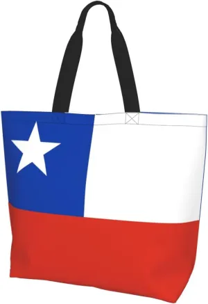 GTEVUTS Texas Flag Grocery Bag Large Handbag Reusable Shoulder Totes Bags-Cute Beach Bag for Women Men Travel Outdoor