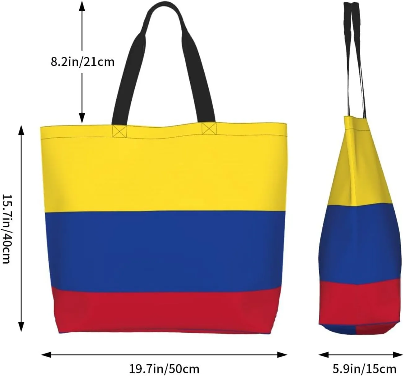 GTEVUTS Texas Flag Grocery Bag Large Handbag Reusable Shoulder Totes Bags-Cute Beach Bag for Women Men Travel Outdoor