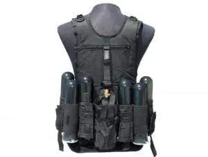 GXG -  DELUXE TACTICAL VEST (BLACK)