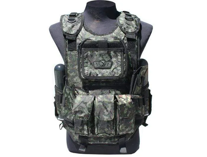 GXG -  DELUXE TACTICAL VEST (DIGI GREEN)