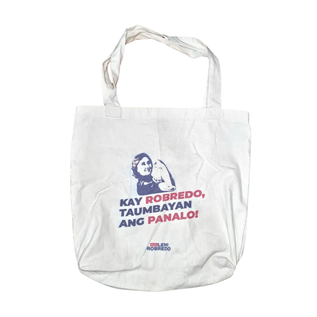 HABI Footwear and Lifestyle Leni Robredo Rollable Canvas Tote Bag
