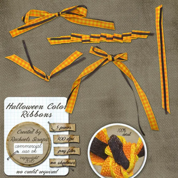 Halloween Color Ribbons